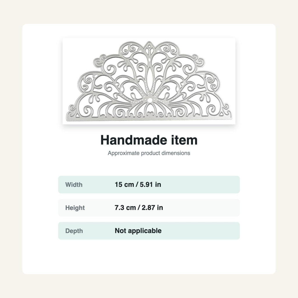 Flower Invitation Card Metal Cutting Die Stencil