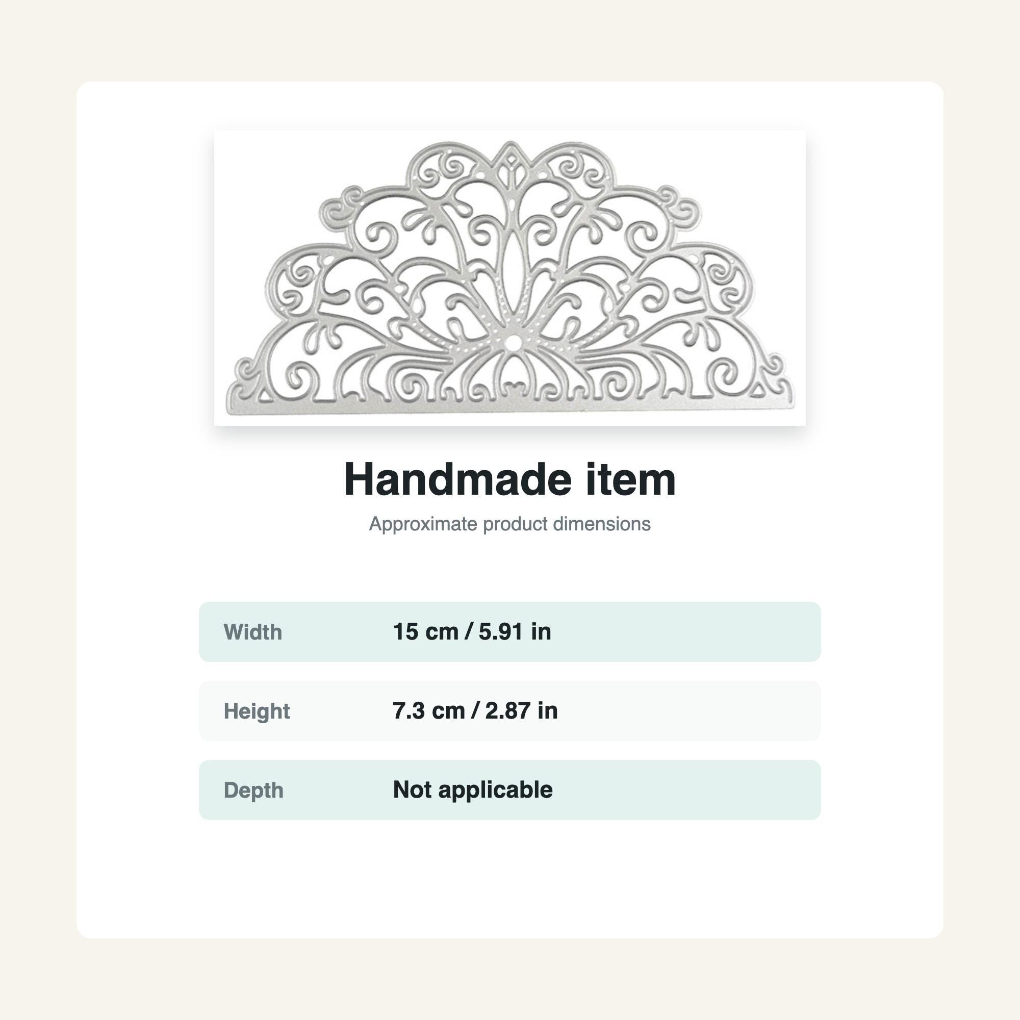 Flower Invitation Card Metal Cutting Die Stencil