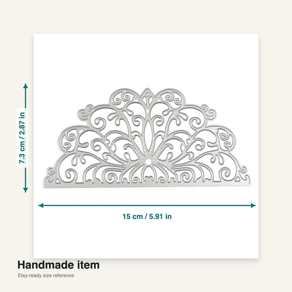 Flower Invitation Card Metal Cutting Die Stencil
