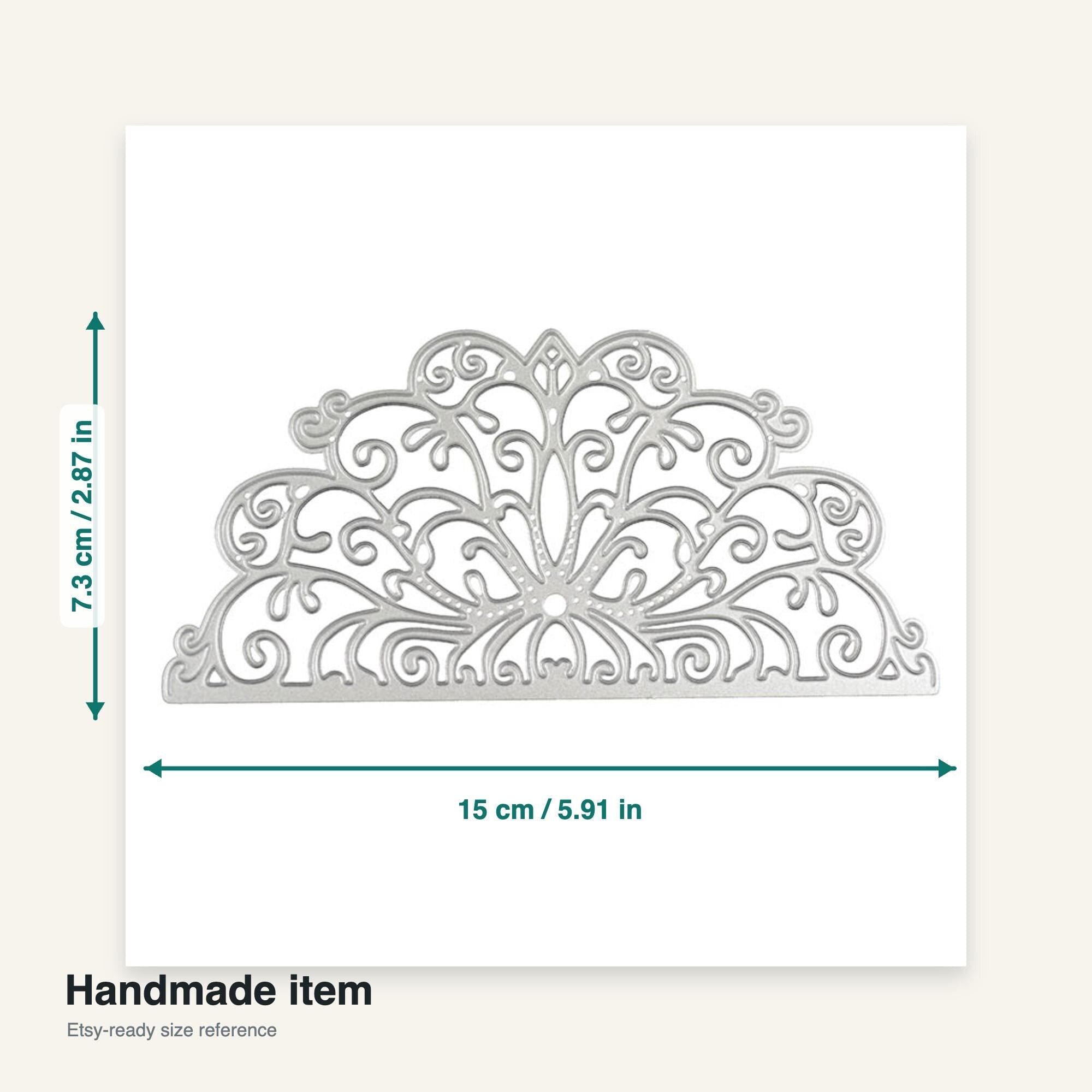 Flower Invitation Card Metal Cutting Die Stencil