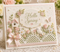 Wide Border Metal Cutting Die: Lace Card Making Template