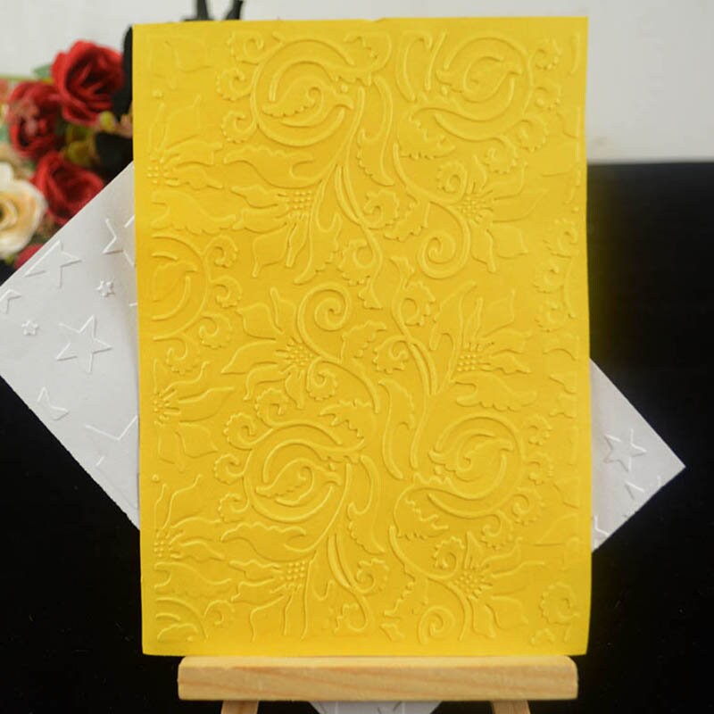 Flower Vine Embossing Folder for Card Making 100x148mm, Scrapbooking & Paper Crafts