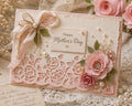 Lace Flower Border Metal Cutting Die, Floral Edge Stencil