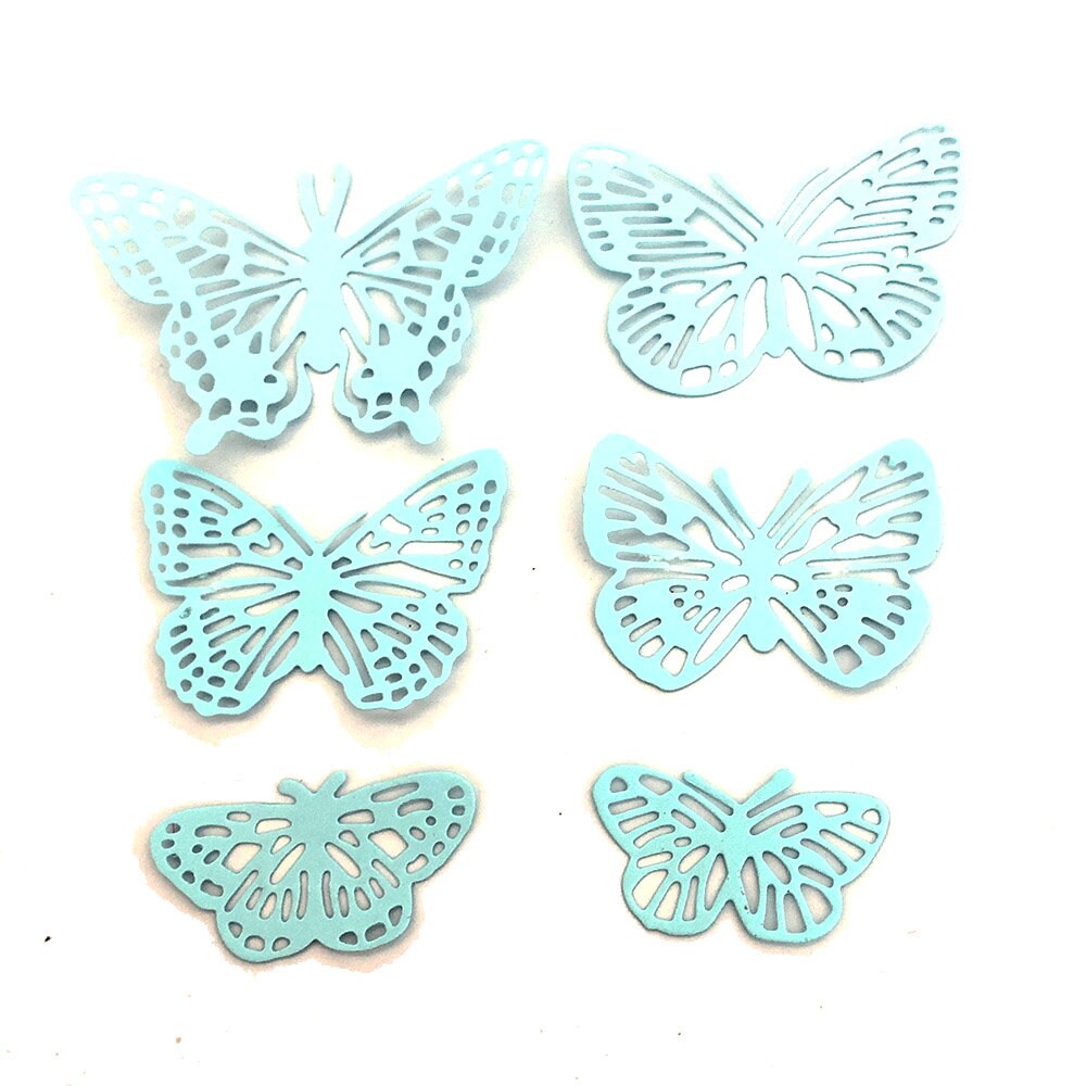 6 Butterfly Metal Cutting Dies for Cards and Crafts