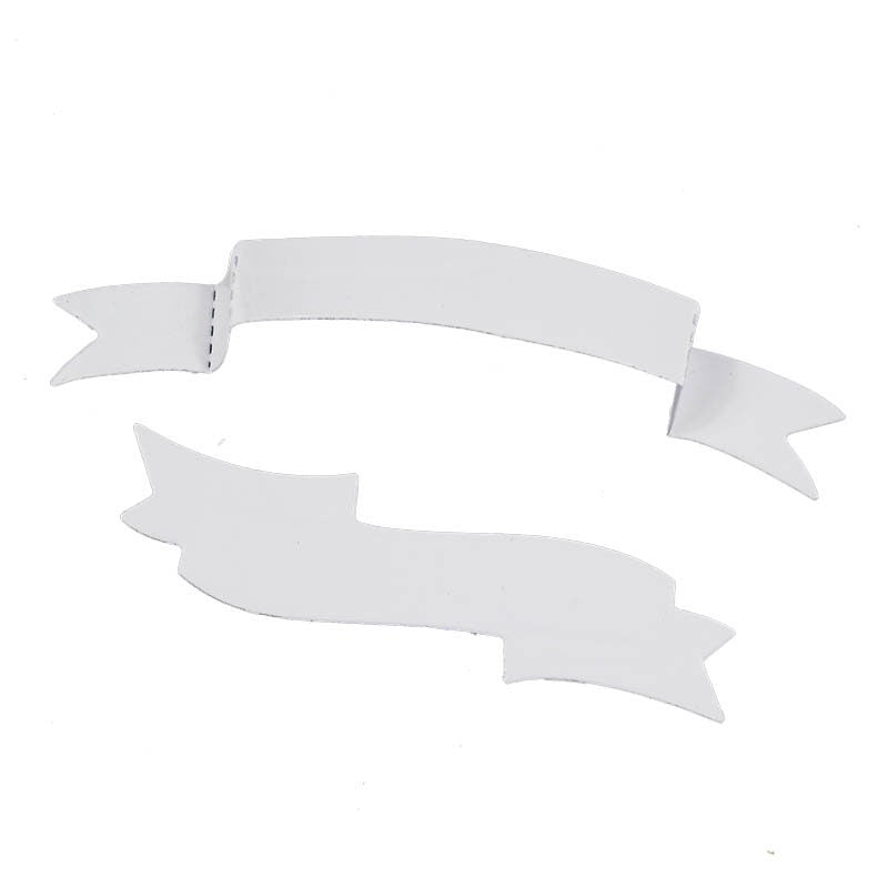 Banner Metal Die Cuts, DIY Scrapbooking Stencil (2pcs)