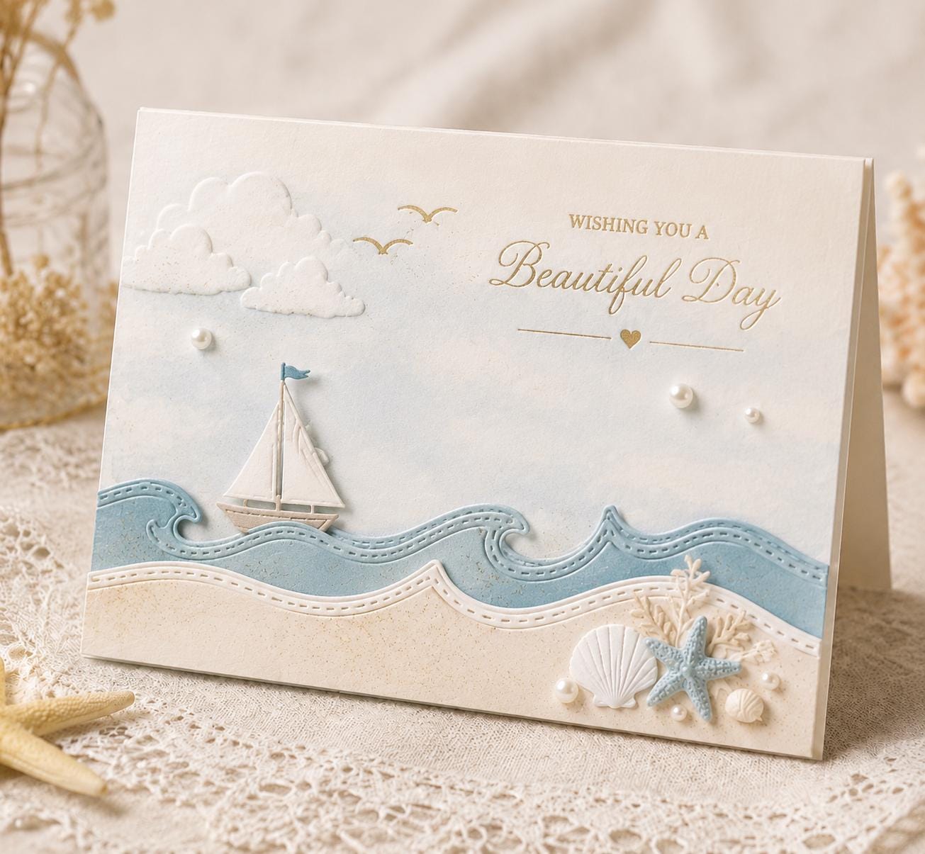 Wave Border Metal Die Cut for DIY Scrapbooking