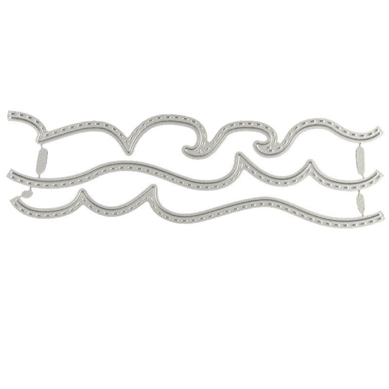 Wave Border Metal Die Cut for DIY Scrapbooking