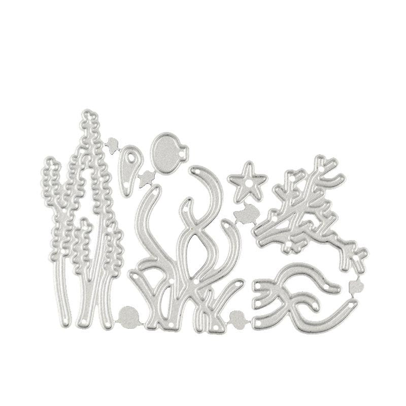 Water Plants Metal Die Cut, DIY Scrapbooking Stencil