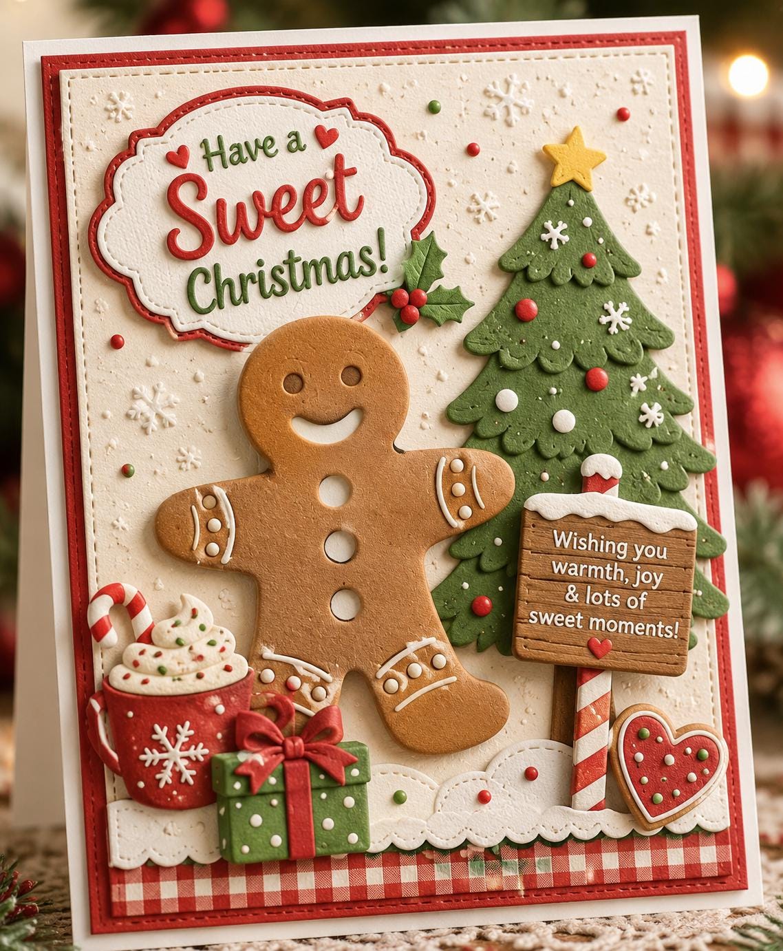 Gingerbread Man Metal Cutting Die, DIY Scrapbooking Stencil