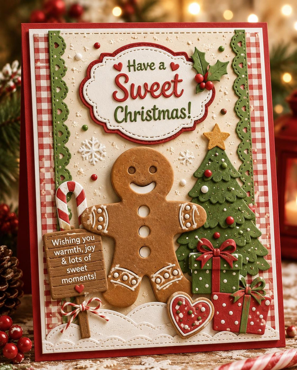 Gingerbread Man Metal Cutting Die, DIY Scrapbooking Stencil