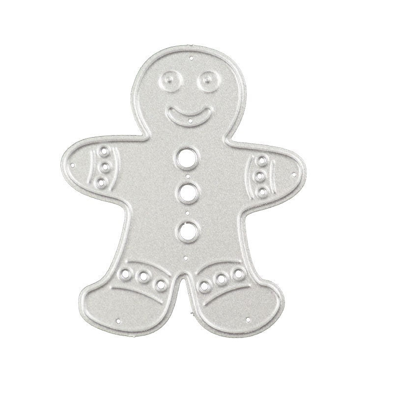 Gingerbread Man Metal Cutting Die, DIY Scrapbooking Stencil