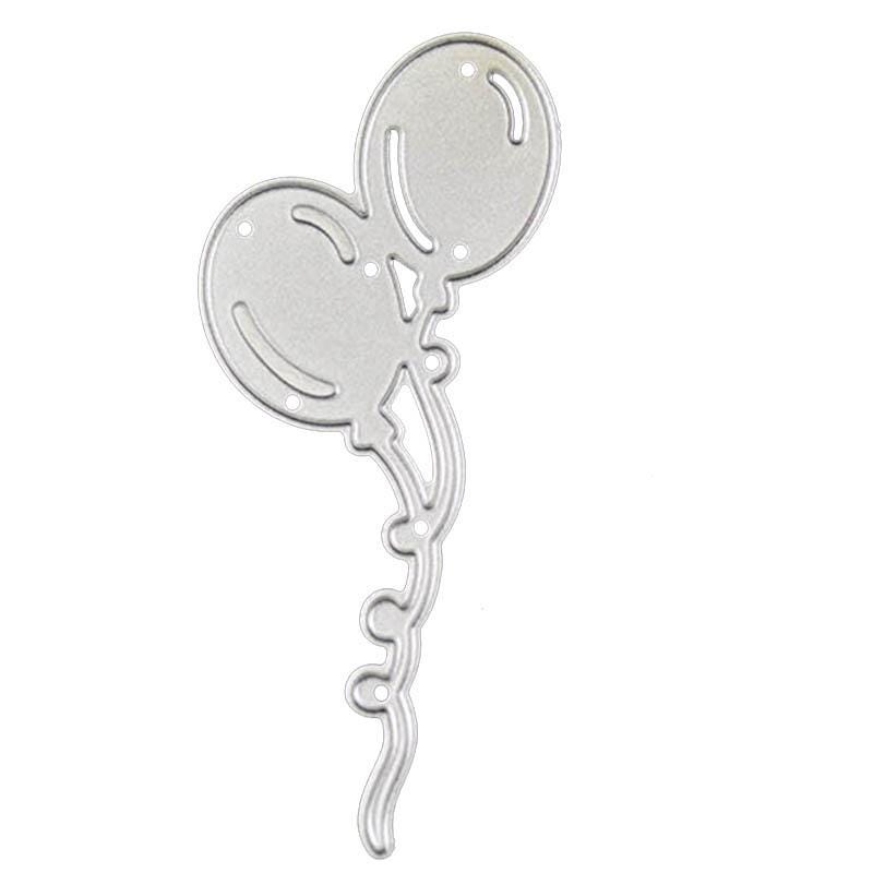 Balloon Die Cut Metal Stencil for Scrapbooking and Card Making
