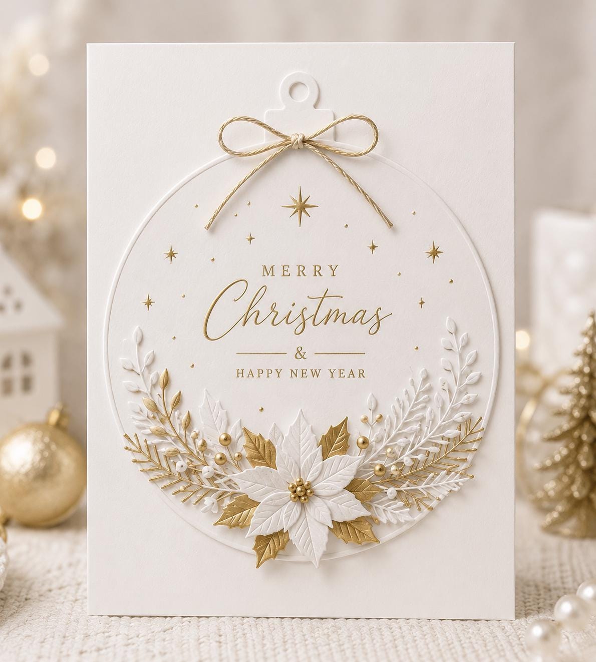 Christmas Ornament Metal Cutting Dies, Holiday Stencils for Cards