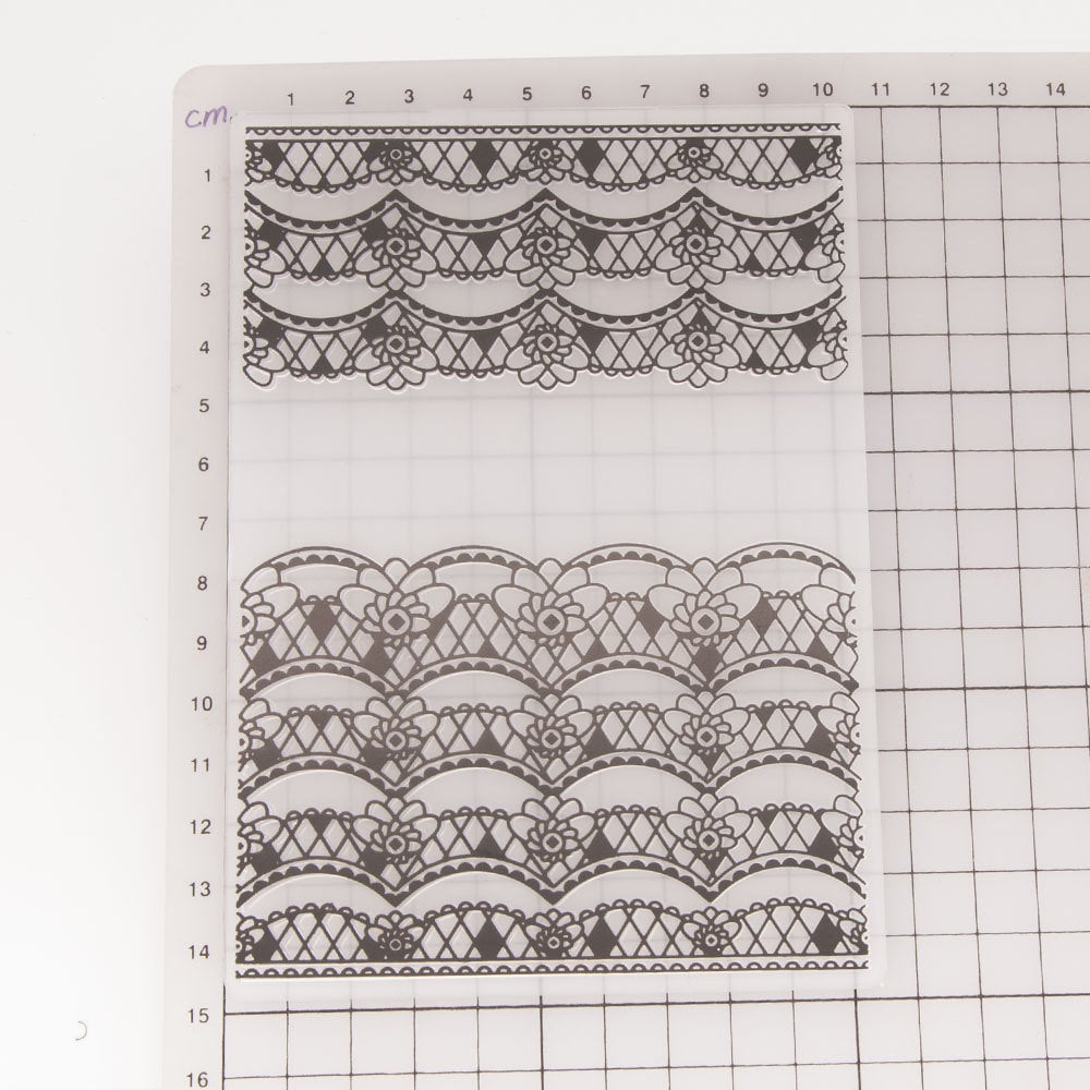 Lace Banner Embossing Folder for Card Making, Scrapbooking Paper Crafts, DIY Photo Album Decoration