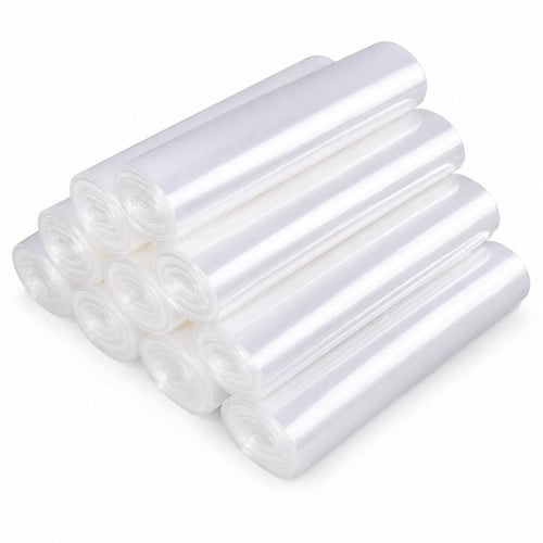 100 Eco-Friendly POF Heat Shrink Wrap Bags, Clear Film