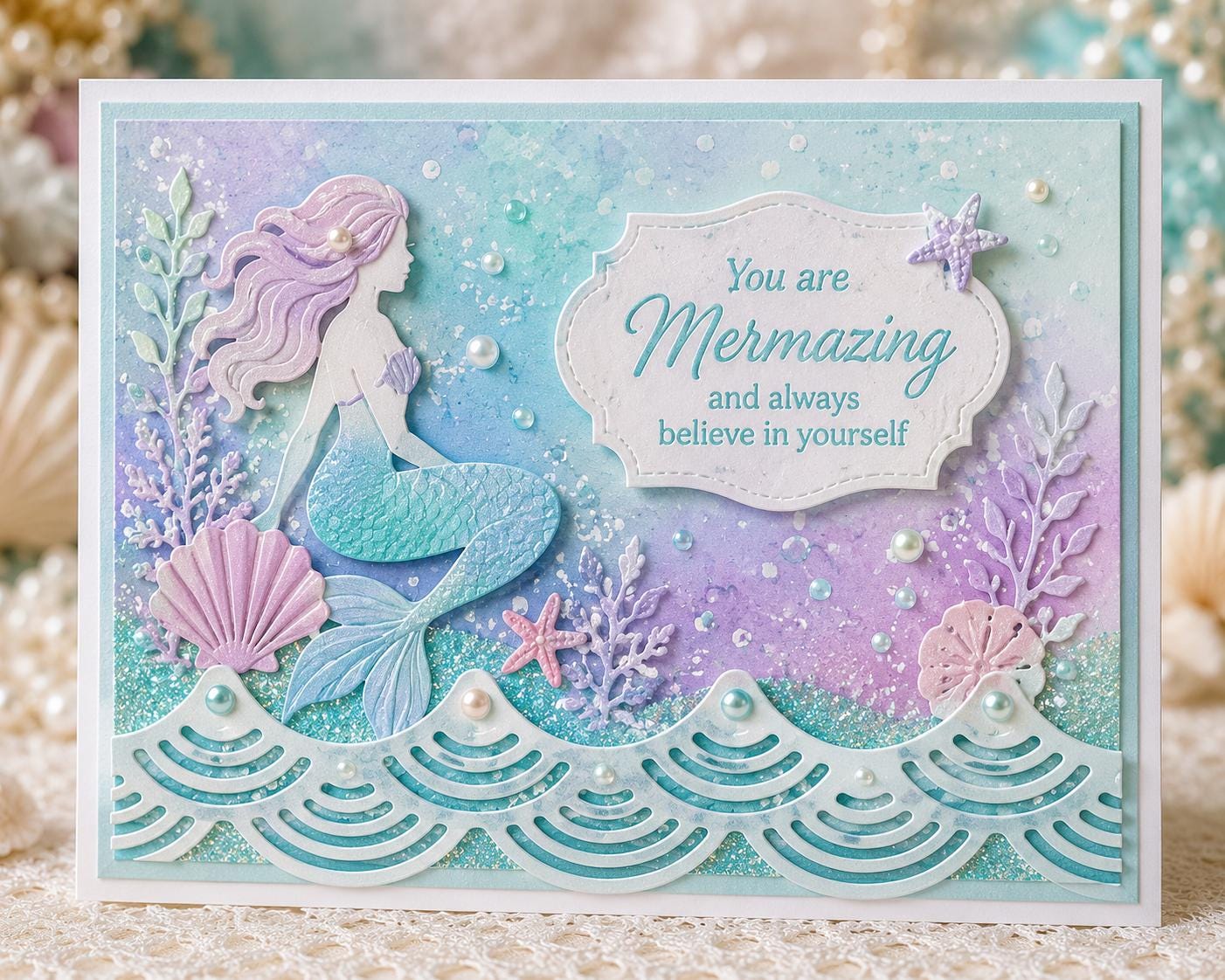 Wave Border Metal Cutting Die - Scrapbooking Embossing Stencil