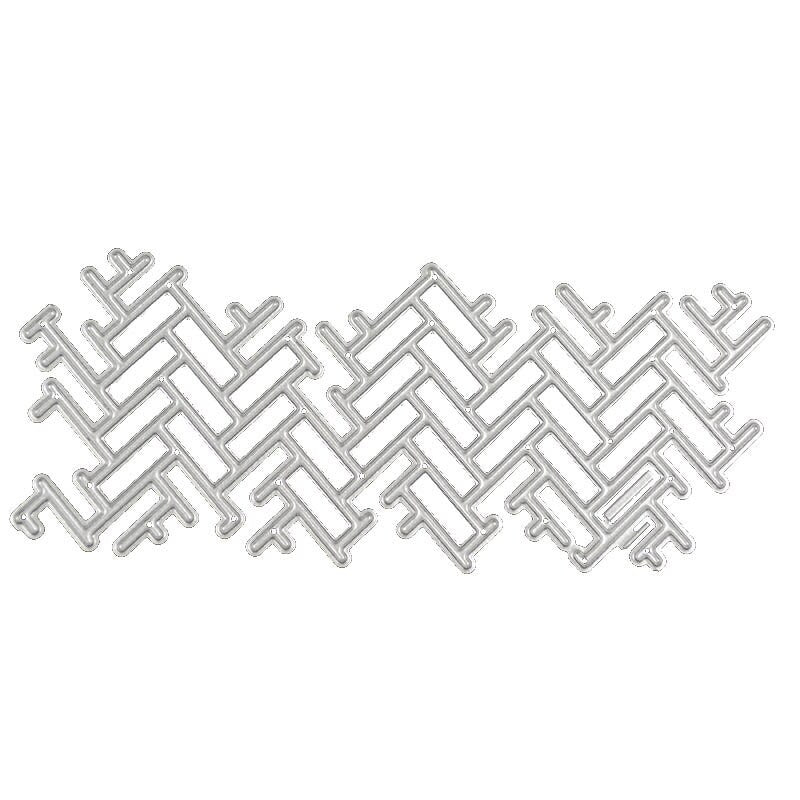 Brick Wall Metal Cutting Die: Scrapbooking Card Stencil