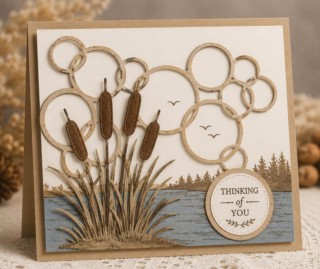 Bubble Metal Cutting Die, Card Making Stencil