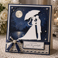 Wedding Couple Metal Cutting Die, Card Making Stencil