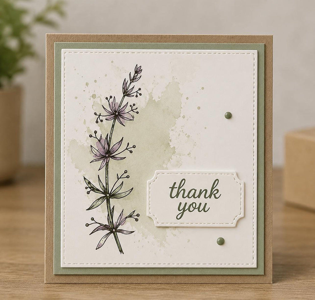 Leaves and Branches Silicone Stamp for DIY Scrapbooking