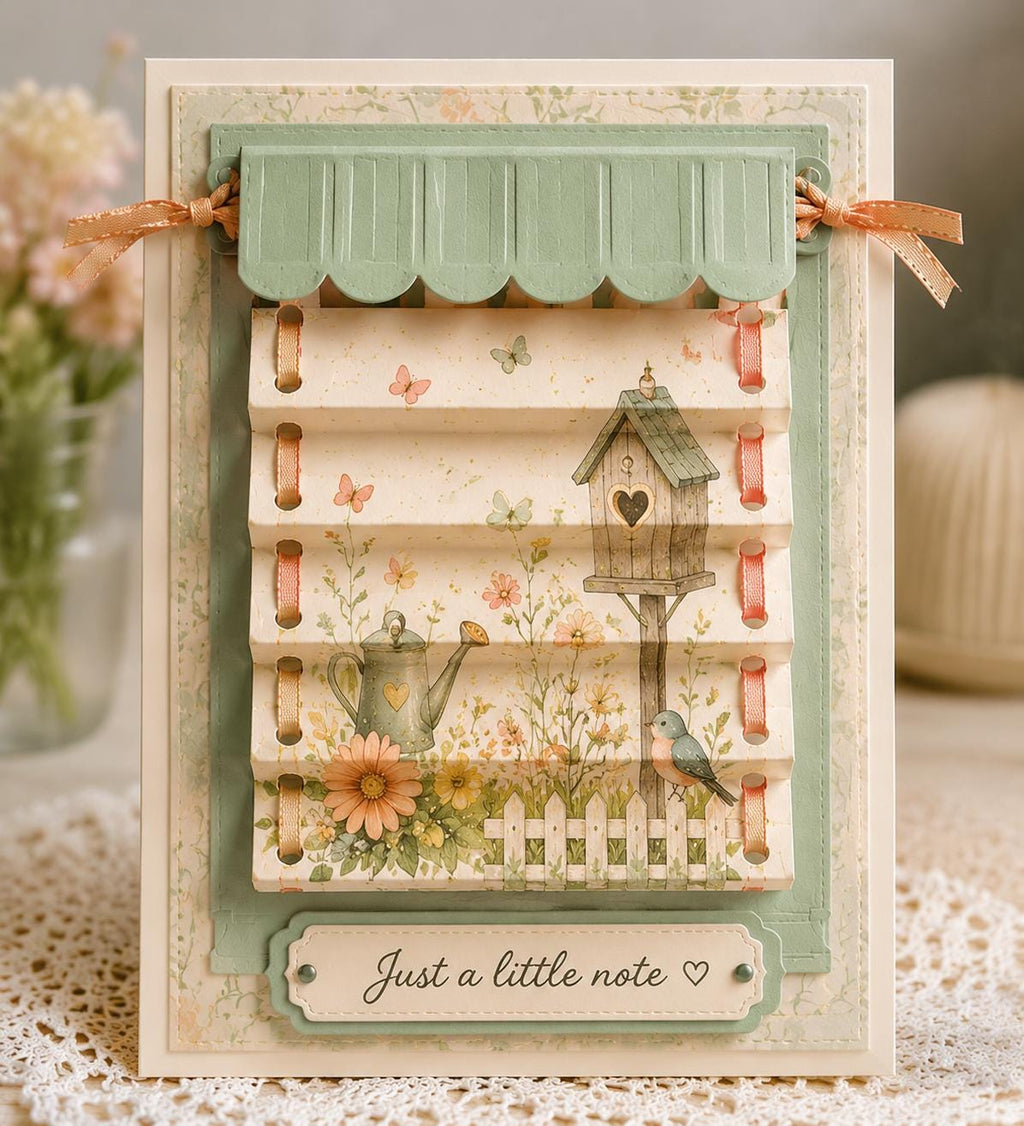 Window Blinds Metal Cutting Die for Card Making, Scrapbooking
