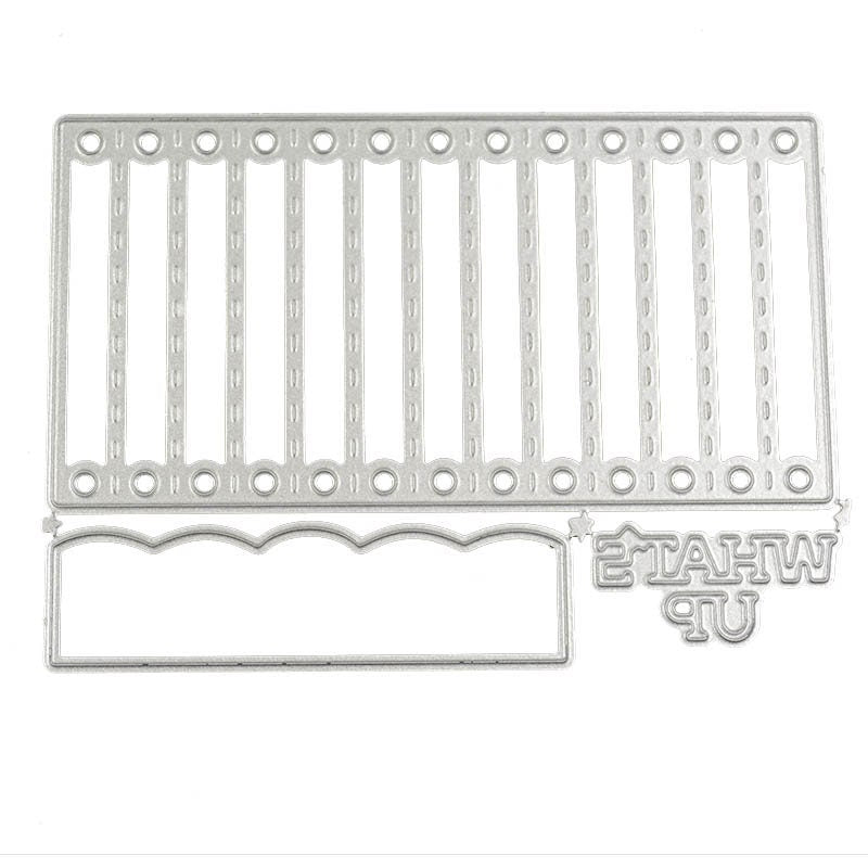 Window Blinds Metal Cutting Die for Card Making, Scrapbooking