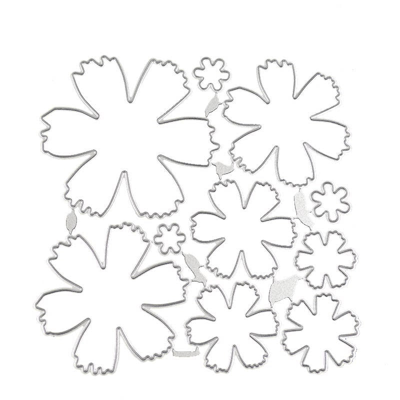 Flower Metal Die Cut, DIY Scrapbooking Stencil