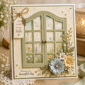 Window Metal Cutting Dies for Scrapbooking, DIY Paper Crafts