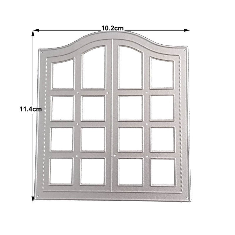 Window Metal Cutting Dies for Scrapbooking, DIY Paper Crafts