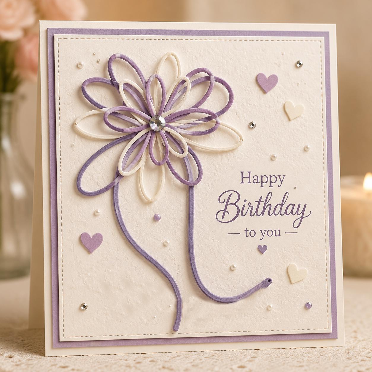 Flower Trim Metal Cutting Dies for Cards and Scrapbooking