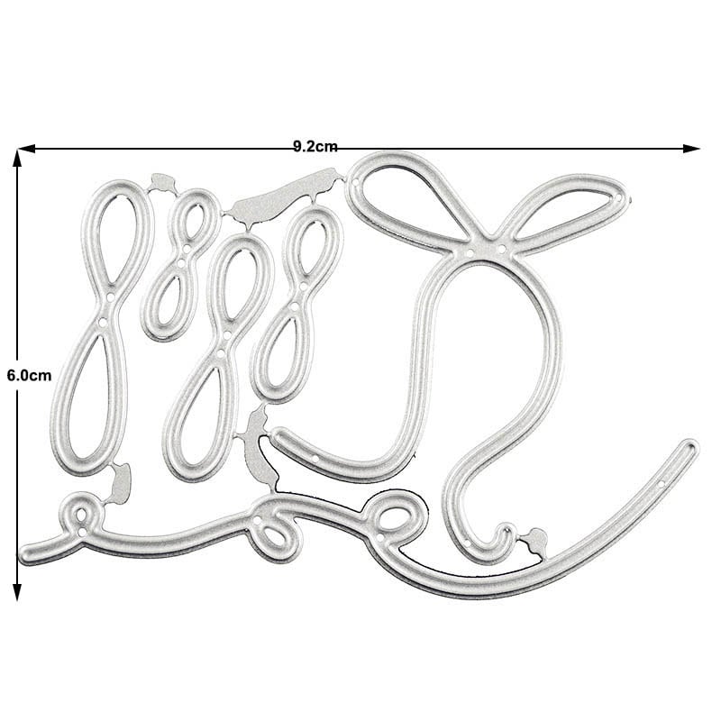 Flower Trim Metal Cutting Dies for Cards and Scrapbooking
