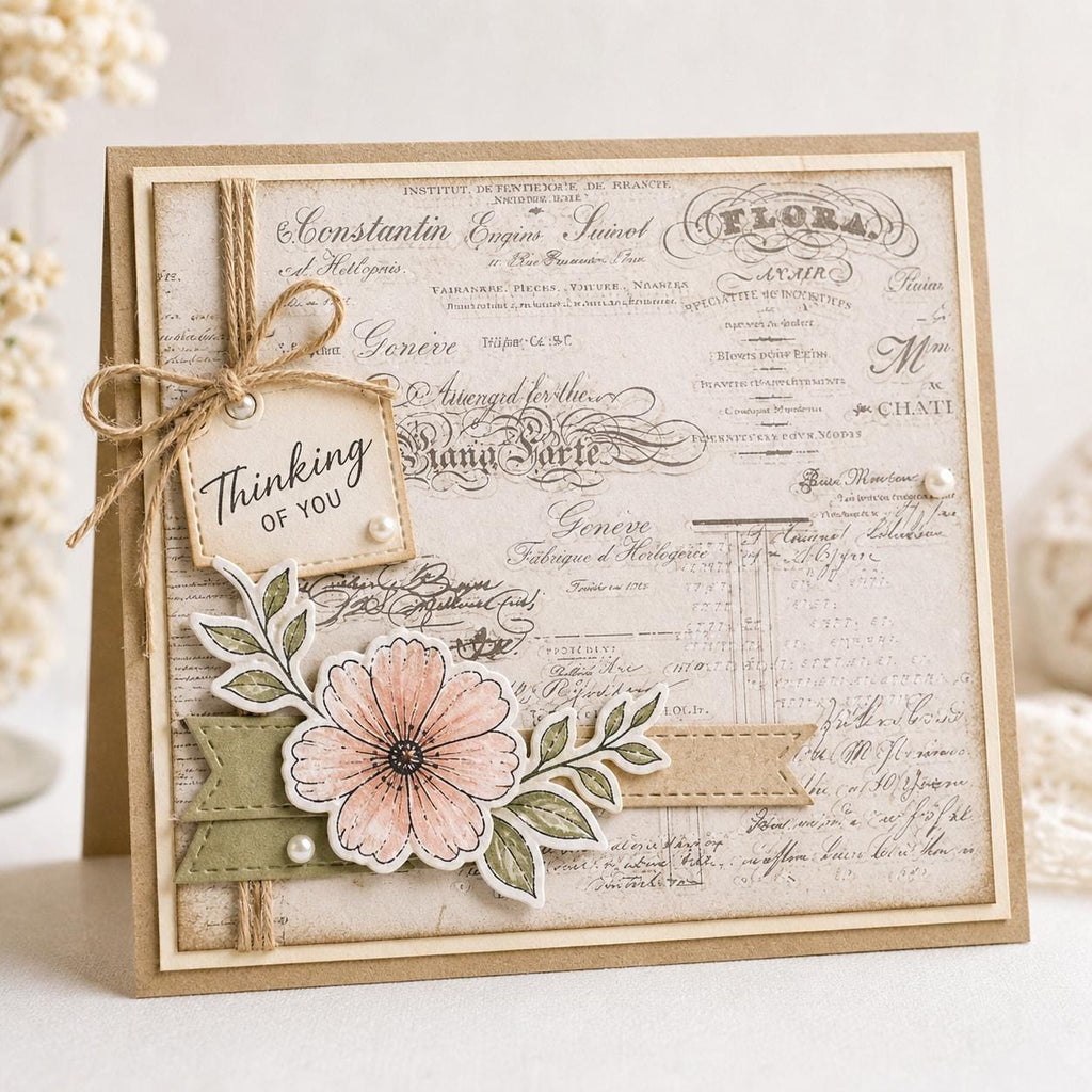 Newspaper Print Clear Silicone Stamp for Scrapbooking and DIY Crafts 14x14cm
