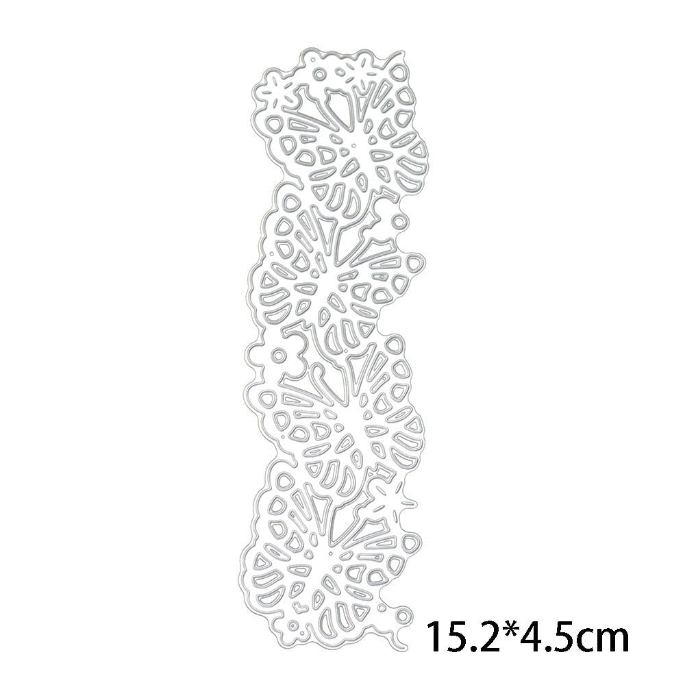 Butterfly Lace Border Metal Cutting Die for Cards