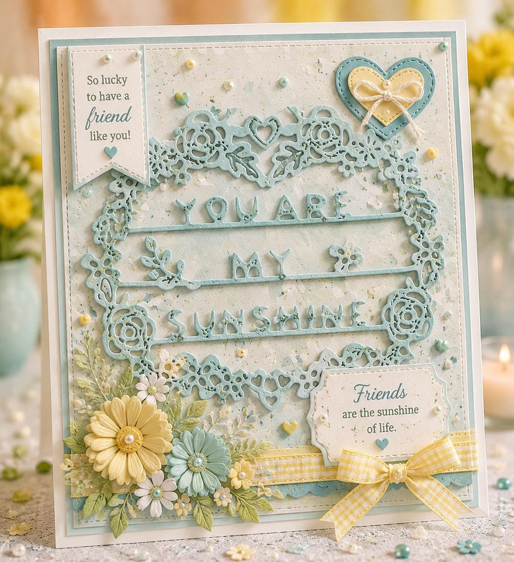 You Are My Sunshine Metal Cutting Die for Handmade Cards