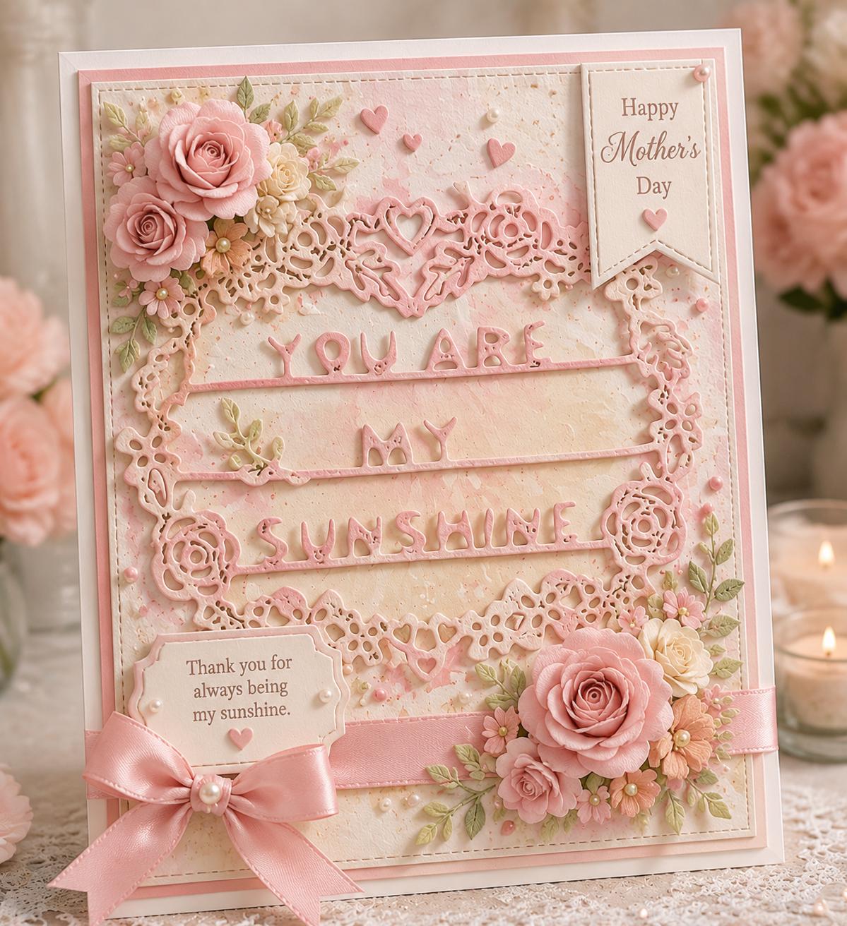 You Are My Sunshine Metal Cutting Die for Handmade Cards