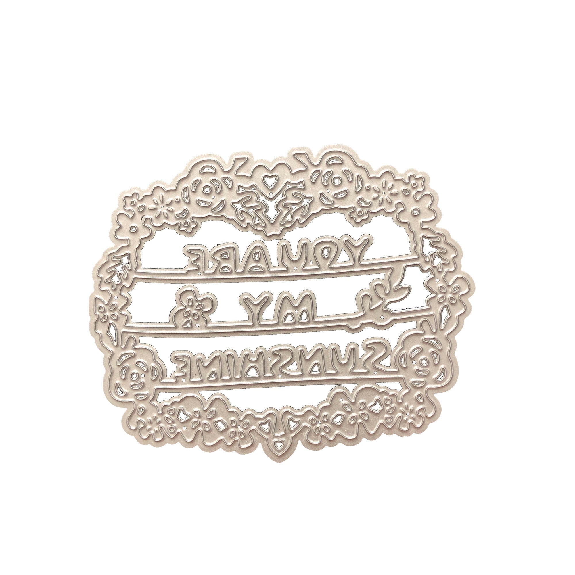 You Are My Sunshine Metal Cutting Die for Handmade Cards