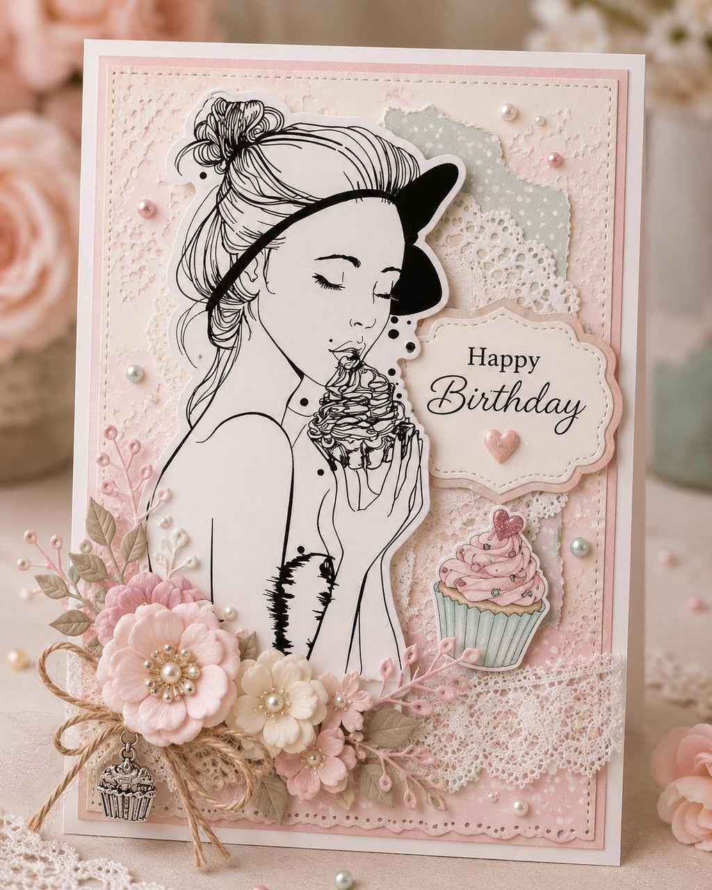 Fashion Woman Clear Silicone Stamp Set for Paper Crafts