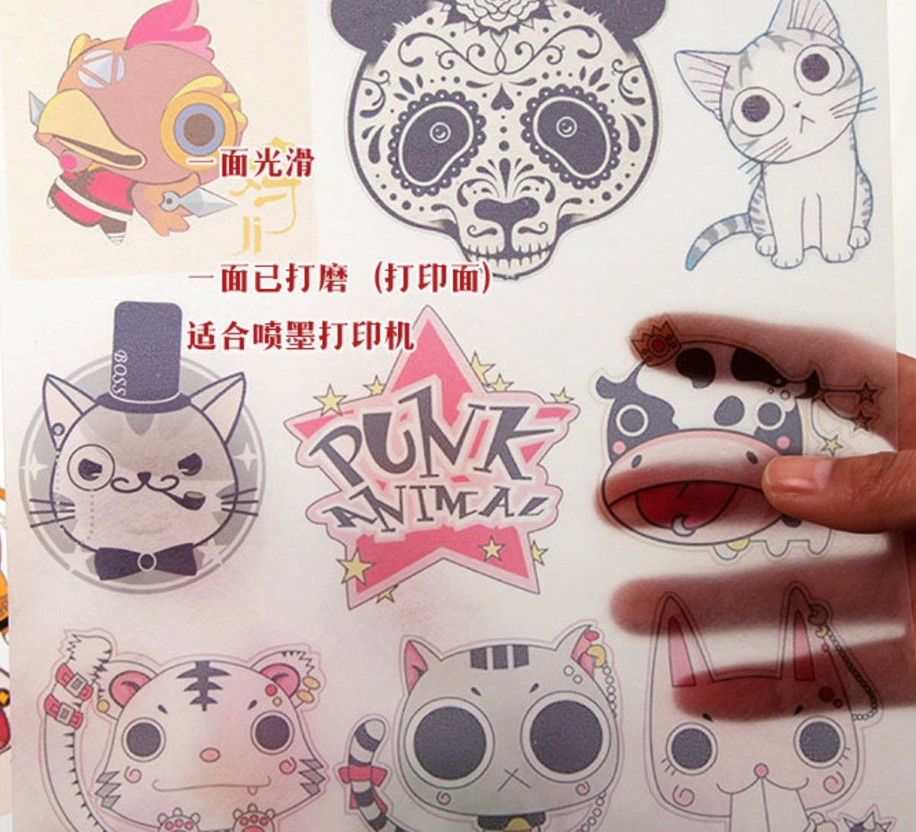 Printable Shrink Plastic Sheets, A4 Size, DIY Jewelry Making