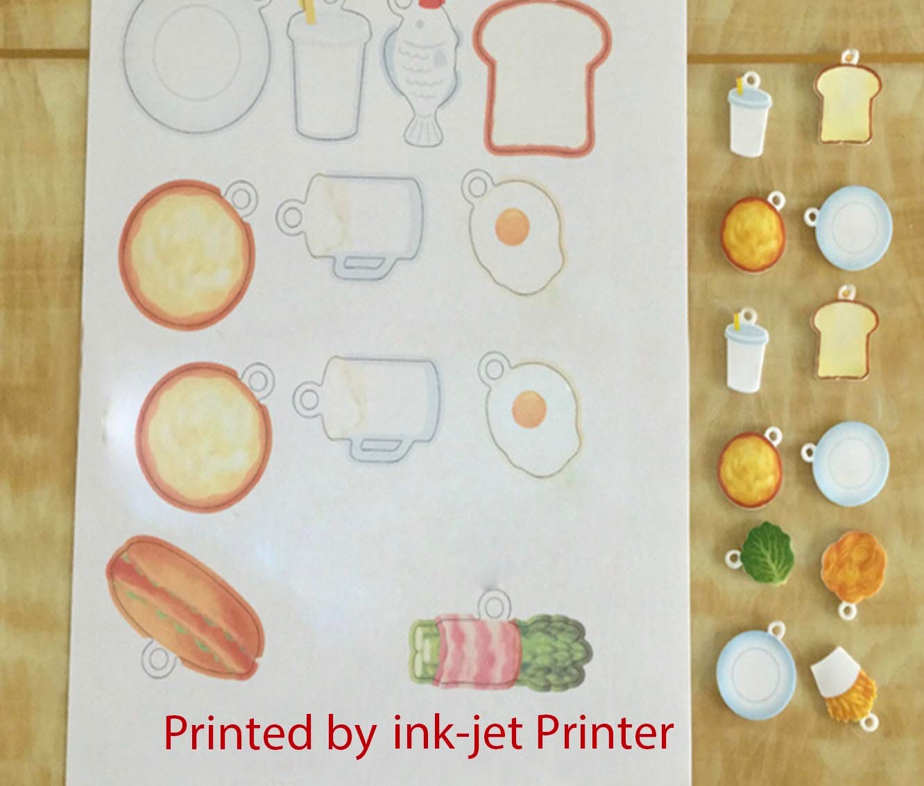 Printable Shrink Plastic Sheets, A4 Size, DIY Jewelry Making