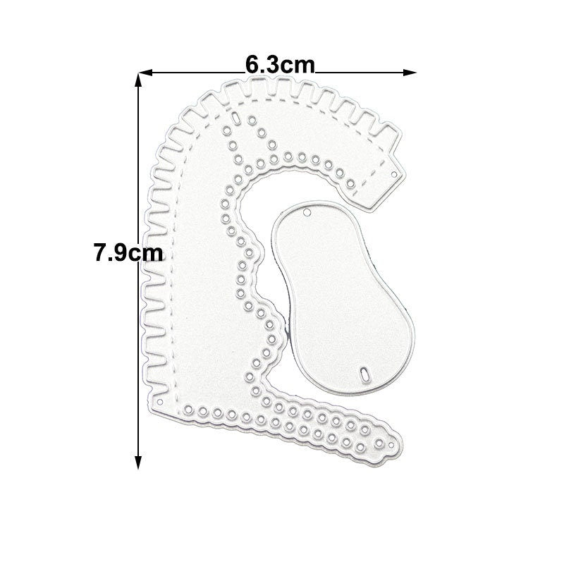 Baby Shoe Metal Cutting Die for Cards and Scrapbooks