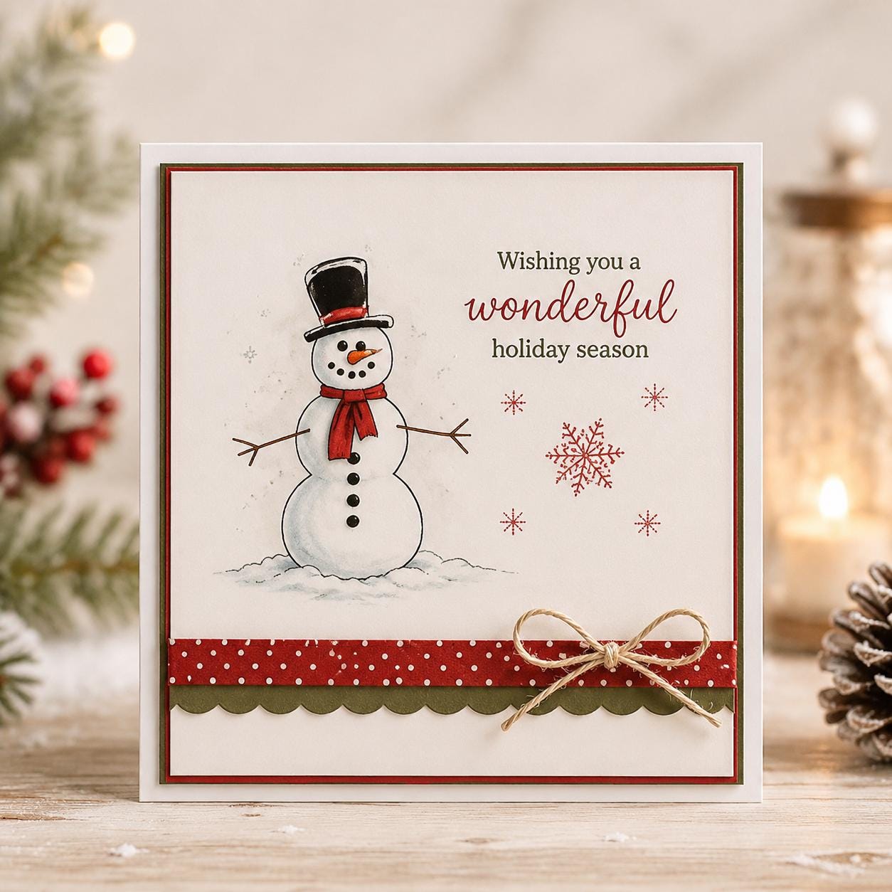 Merry Christmas Silicone Stamp Set, DIY Scrapbooking (15x18cm)