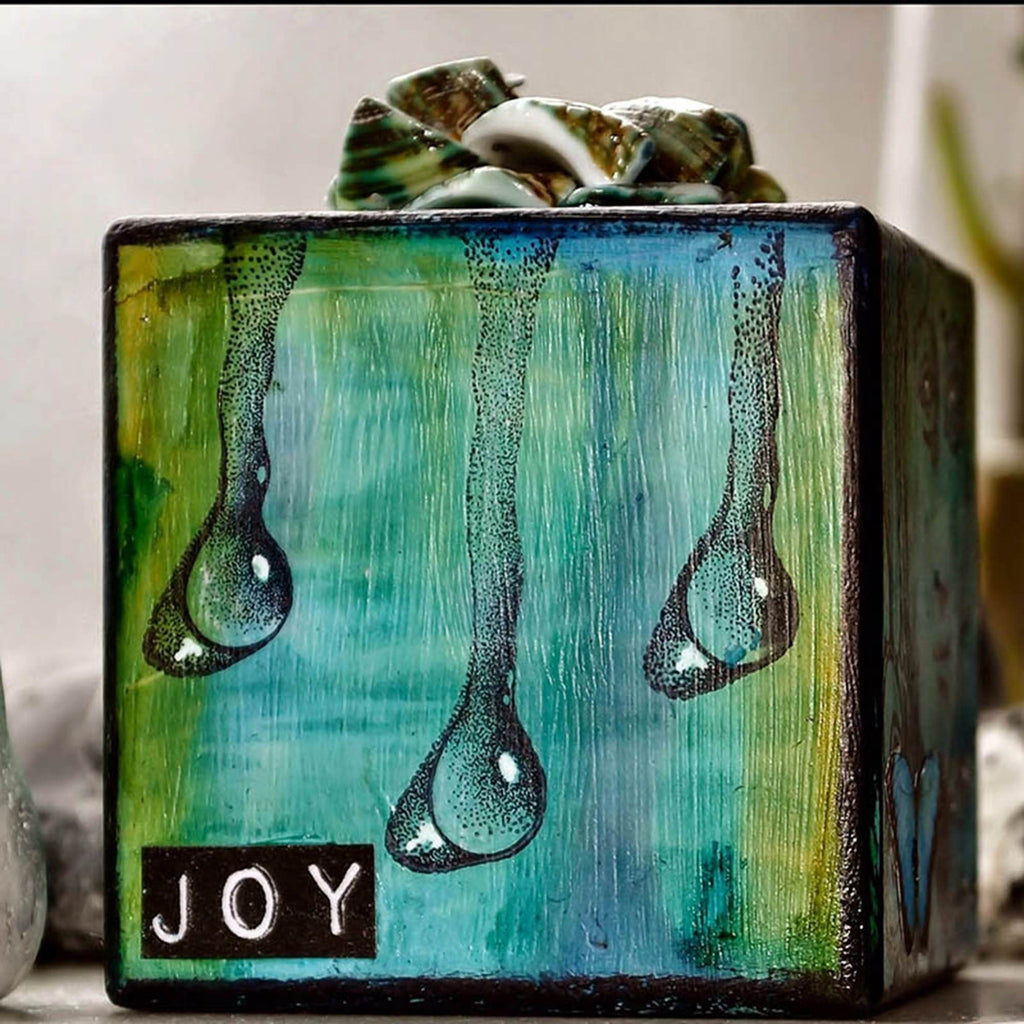Water Drop Clear Stamp, 11 x 16 cm Silicone Stamp