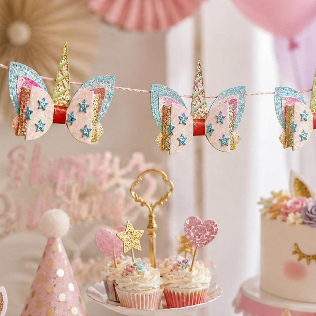 Unicorn Bow Tie Metal Cutting Die for Cards and Crafts