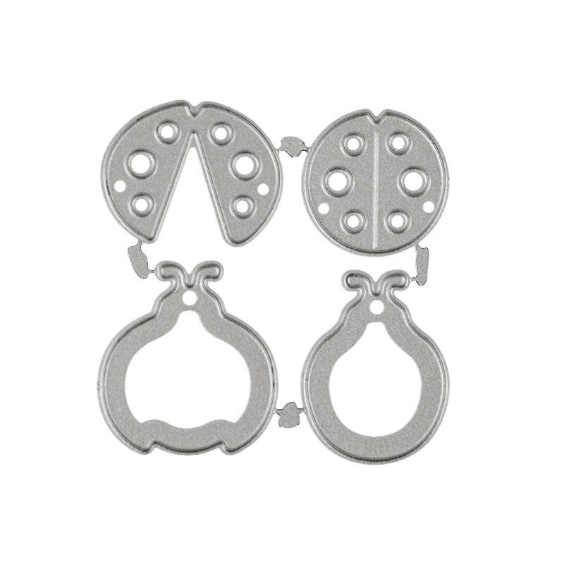 Ladybug Metal Cutting Dies, Garden Stencils for Scrapbook Cards