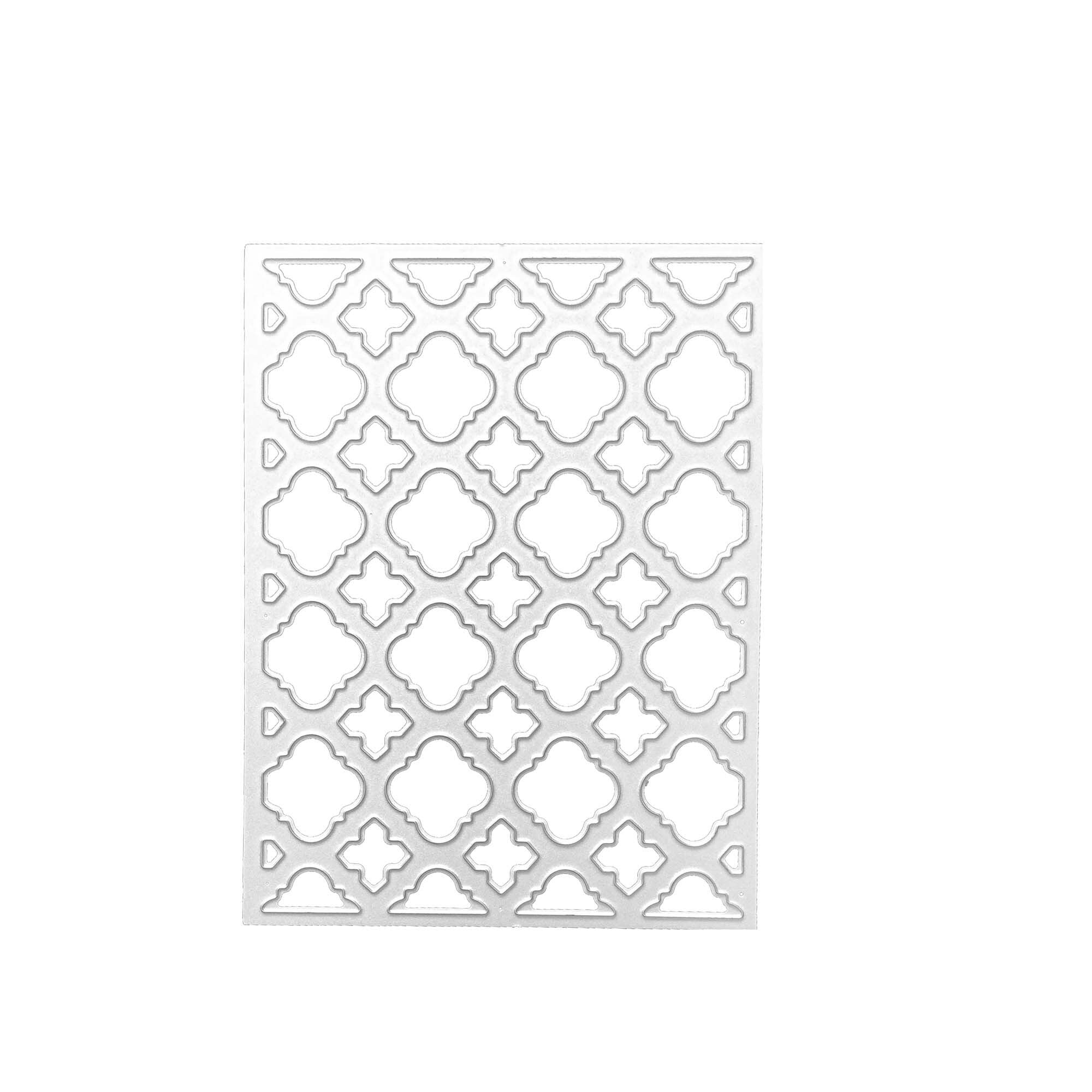 Hollow Background Metal Cutting Die, Scrapbooking Card Stencil