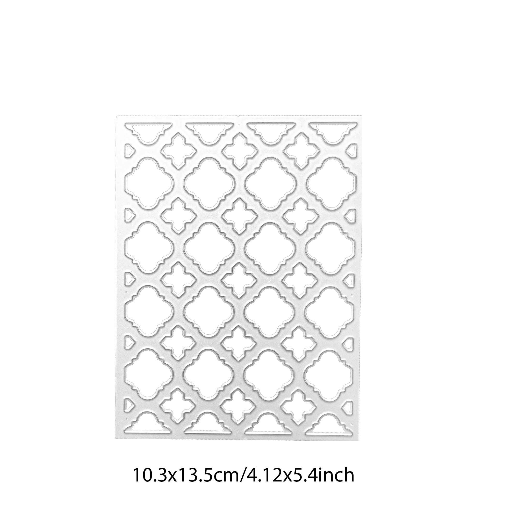 Hollow Background Metal Cutting Die, Scrapbooking Card Stencil