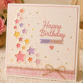 Star Spray Metal Cutting Die, Scrapbooking Stencil
