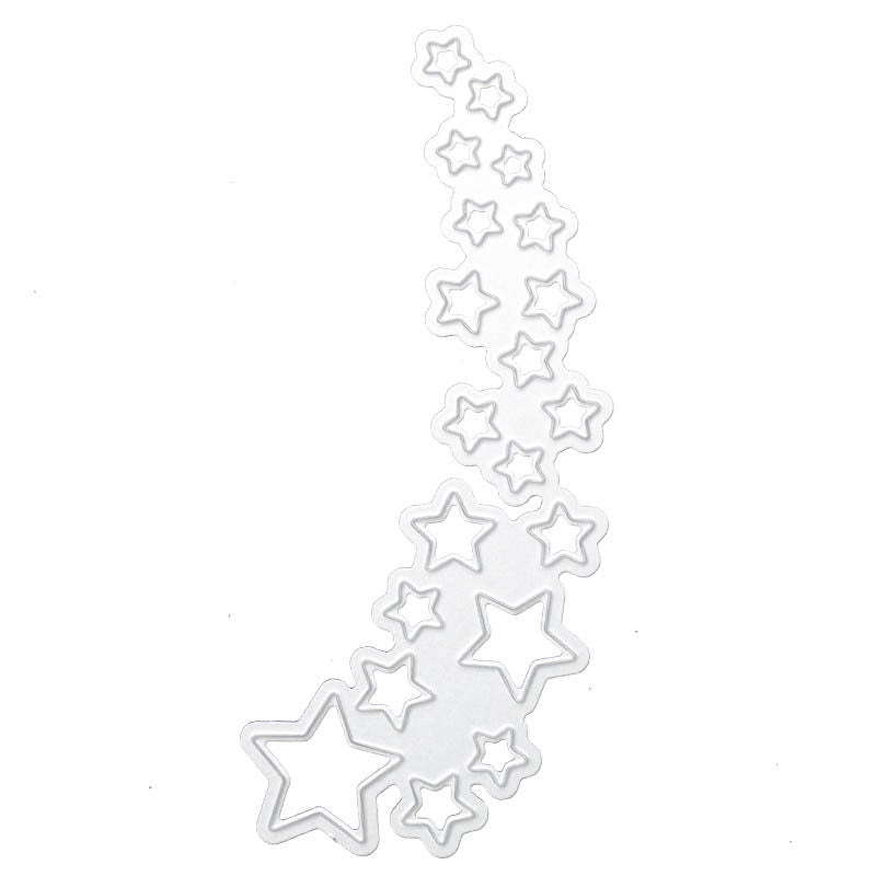 Star Spray Metal Cutting Die, Scrapbooking Stencil
