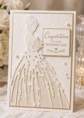 Flower Dress Girl Metal Cutting Die, Cardmaking Stencil