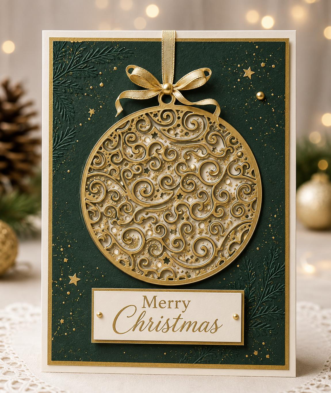 Christmas Ornament Vine Metal Cutting Die